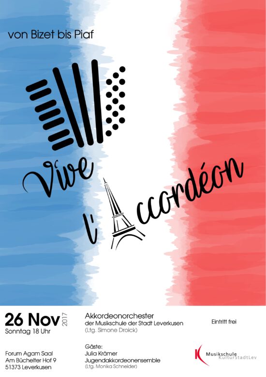 Plakat Jahreskonzert 2017