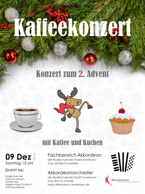 Plakat Kaffeekonzert 2018