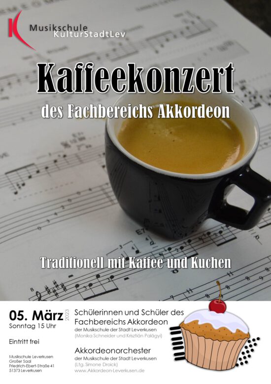 Plakat Kaffeekonzert 2023