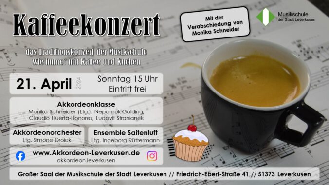 Plakat Kaffeekonzert 2024